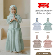 Dialogue Baby Gamis Set Hijab Bayi Perempuan Ghina Series