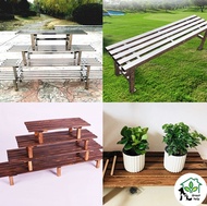 Plant Rack Wooden Stainless Steel Plant Stand Flower Display Stands Flower Outdoor Rust Resistance