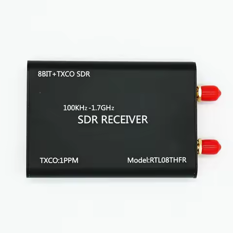 RTL SDR 100KHz-1.7GHz Full Band 0.5PPM TXCO RTL-SDR Receiver RTL2832U+R820T2 SDR Radio RTL08THFR SDR