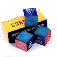CUESOUL 3-pack billiard chalk, snooker cue chalk (Blue)