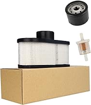 Euros 11013-7047 Air Filter + Fuel Oil Filter Replace Kawasaki FR651V FR691V FR730V FS481V FS541V FS