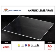 JAKS01- AKRILIK 2MM | AKRILIK LEMBARAN A4 2MM | AKRILIK SHEET 2MM A4 |