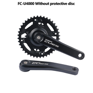 Shimano CUES U4000 Crankset 170มม. คู่36-22T 40-26T จานหน้า2X9S 2X10S 2x11Speed แกนแกนล้อเฟืองจักรยา