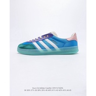 Adidas originals x Gucci Gazelle igucci jenama bersama klasik kasut kriket kasual retro lelaki dan w