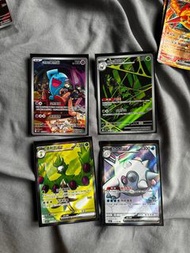 火箭隊的果然翁 AR 操陷蛛 AR 浩大鯨ex SR 奧利瓦ex SR