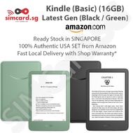 Amazon Kindle Basic (New 2024 2025 Latest Model / 11th Gen Model) 6" Screen e-Reader + Local SG Warr