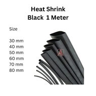 1 Meter PHOENIX 2:1 30mm 40mm 50mm 60mm 70mm 80mm black Heat Shrink Heatshrink Tubing Tube Sleeving