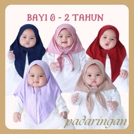 INSTANT TRIANGLE BABY HIJAB 0-2 years baby hijab/ baby headscarf/ baby hijab/ baby hijab/ baby heads