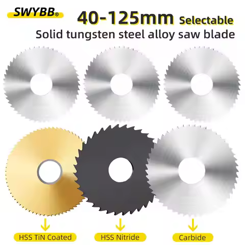 Cutting HSS Tool SWYBB Saw Blade Slitting Circular MIlling Cutting Tool Slot Machining Carbide HSS T