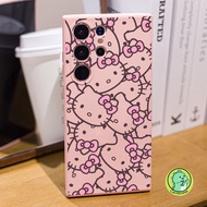 Korean Style Casing For Samsung Galaxy Note 20 Ultra 10+ 10 Plus Lite 9 8 A750 J7 J5 Pro 2017 Prime J6+ J6 J4+ J4 Plus Cover Cute Cartoon ins Hello Kitty Soft TPU Phone Case Cases