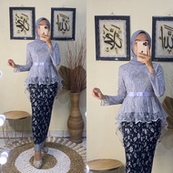 Kebaya / Kebaya brukat modern  Setelan Kebaya Modern Hijab Remaja Style Modis Cantik brukat AURORA\k