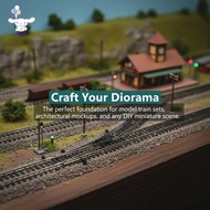 [San] HO Scale 1 87 Model Train Tra Flexible DIY Railway Pieces For Sand Table Diorama Scenery Layou