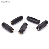 Fitow Stereo 3.5mm 1/8" Aux Female to Female F/F Ja Audio Coupler Adapter Converter FE