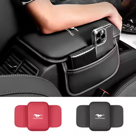 Car Armrest Pad Center Console Protection Cushion for Ford Focus MK2 3 4 MK3 MK4 ST Mondeo Festiva F