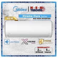 Midea ( MSXD-09CRN8 / MSXD-12CRN8 / MSXD-18CRN8 / MSXD-24CRN8 ) Xtreme Dura R32 Non-Inverter Air Con