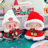 Eachbid [No Doll] ชุดตุ๊กตาตุ๊กตาผ้าฝ้าย10-15ซม. ชุดทารกแรกเกิดเสื้อผ้าตุ๊กตาตุ๊กตา BJD ปักหลากสี Ma