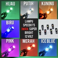 T5 Socket Speedometer Led Light, 3-Point Light