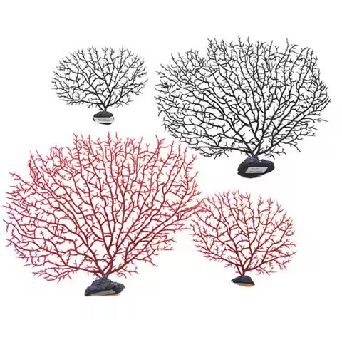 Tree Shape Aquarium Decoration Decor Sea Iron Tree Plastic Coral Decor Plants