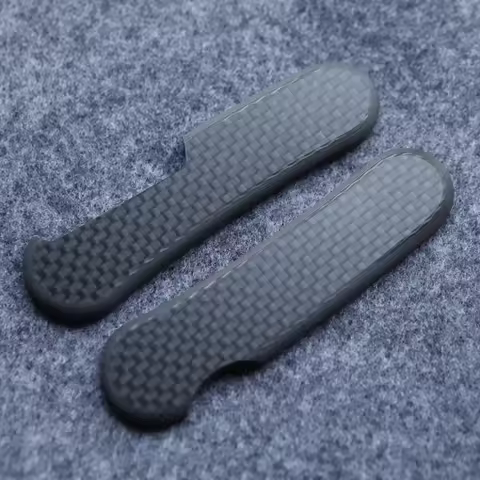 Custom Made 3K Carbon Fiber Scales Handle for 85mm WENGER Swiss Army Knife