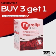 [buy 3 get 1 free] Ferrolip FORTE improves anemia, boosts energy, provides essential nutrients, enha