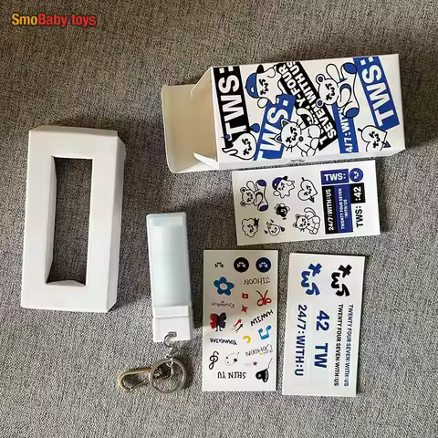Kpop TWS Mini Lightstick Keychain Scalable LED Luminous Hand Light SHINYU DOHOON YOUNGJAE HANJIN JUN