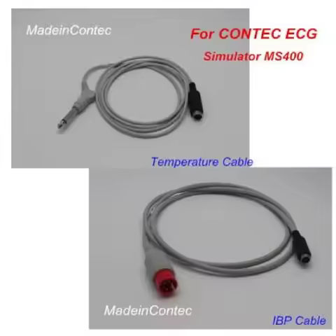 CONTEC IBP Temperature Cables for CONTEC Multi-parameter Simulator MS400
