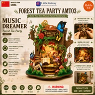 [Valentine Gift] Robotime Rolife DIY 3D Wooden Puzzle - Music Dreamer Forest Tea Party AMT03 171PCS