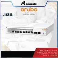 Aruba Instant On JL681A 1930 8G 8 Port Gigabit Class4 PoE 124W + 2SFP L2 Smart Web Managed Switch