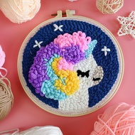 Russian Stamp Stamp Embroidery Children's Hand Embroidery diy Material Package Customized Wool Stamp