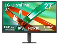 LG UltraFine Monitor 27U730B-B - 4K UHD IPS 27", 60Hz, 5ms GtG, HDR10, HDMI, DisplayPort, USB-C with