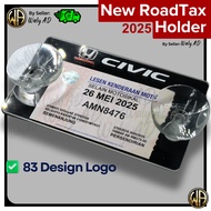 NEW Roadtax e-LKM Holder Car Road Tax Frame Pemegang Cukai Kereta Logo Colorful 路税支架