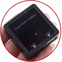 【F】5V 3A Solar Panel Power Bank Dual USB Charge Voltage Controller Regulator Charger