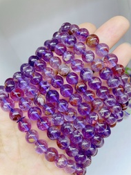 VÒNG TAY CHUỖI ƯU LINH THẠCH ANH TÍM