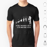 Evolution T Shirt Men Cotton 6xl Cthulhu Horror Evolution Hpl