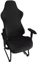 Gaming Chair Covers, Ergonomic Elastically Stretchable Office Computer Game Chair Covers for Computer Game Chair Racing Style Office Chair,Black