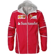 F1-Imported Ferrari Ferrari TEAM RAIN Windbreaker Hooded Jacket PM Same Day Shipment XXL Nanjing War