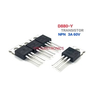 1 Piece D880-Y D880 2SD880 SILICON PLASTIC POWER TRANSISTOR TO-220 3A 60V