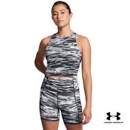 Under Armour เสื้อพิมพ์ลาย Project Rock Lets Go Bench To Beach สำหรับผู้หญิง