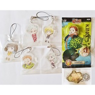 Anime Collectibles From The Seven Deadly Sins Acrylic Keychain and brooch Gift Set x 7 Authentic jap