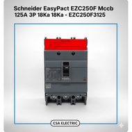 Schneider EasyPact EZC250F Mccb 125A 3P 18Ka - EZC250F3125