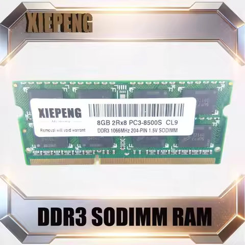 Original 8GB 2Rx8 PC3-8500S Notebook RAM DDR3 8G 1066 MHz 4gb pc3L 8GB DDR3 1333 204Pin SO-DIMM Lapt