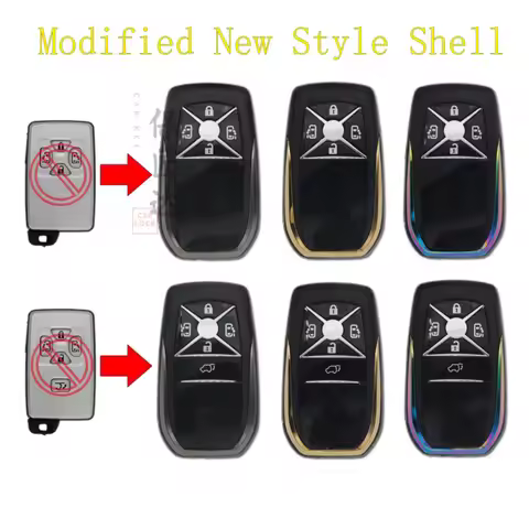 Baojiangdd modified remote car key Shell case for Toyota Noah Previa ACR50 Alphard Vellfire 20 estim