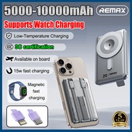 Remax 3C Certified Powerbank 10000mAh Magnetic Wireless Power Bank Low temp Fast Charging 30W for iP