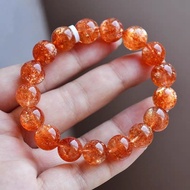8A Natural Golden Sunstone Bracelet Female Sunstone Arusha Crystal Golden Strawberry Crystal Bracele