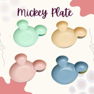 Cute colourful mickey plate baby plate and toddler plate