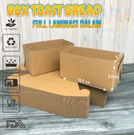 (isi 50pcs) Toast Box Bread/Dus Roti Panggang/Box Roti Bakar Mini/Pembungkus Sandwich Roti Bakar/Dus