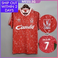 1989-1991 Retro Jersey Liverpool Local Jersey Football Jersey