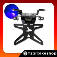 ท้ายสั้นแม่เหล็กตรงรุ่น HONDA CB650R / CBR650R 2019-2020 ท้ายพับเก็บหรือกางออกได้มีไฟส่องป้ายทะเบียน