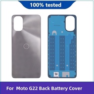 NEW Rear Cover For Motorola Moto G22 Battery Back Cover with Logo Replacement Part XT2231-1 XT2231-2