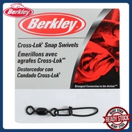 BERKLEY Cross-Lok Snap Swivel Black / Swivel / Snap